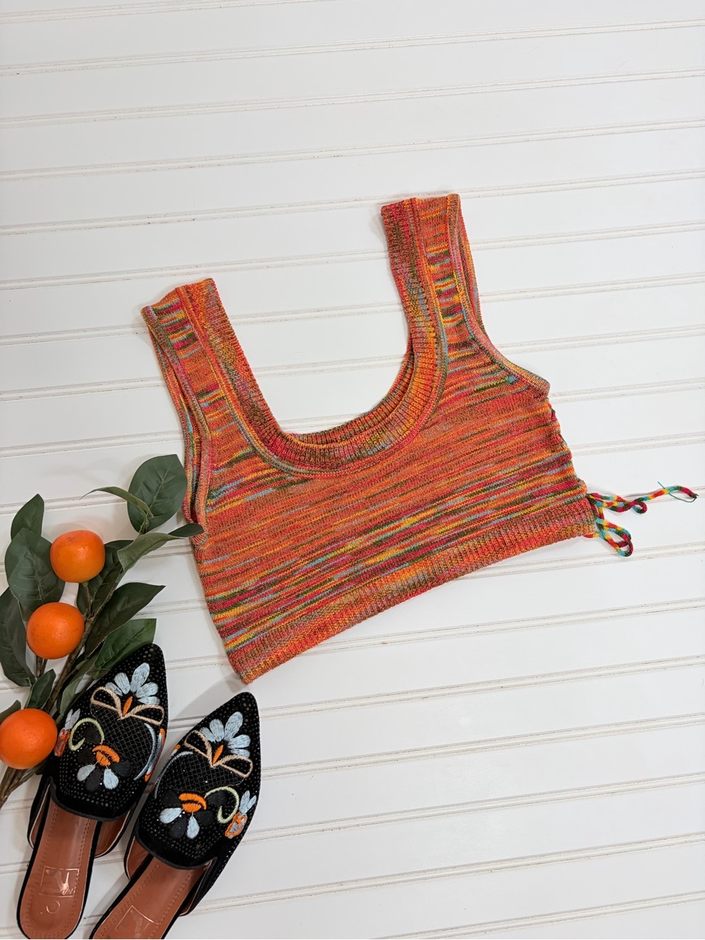 Kerisma Striped Knit Crop Top